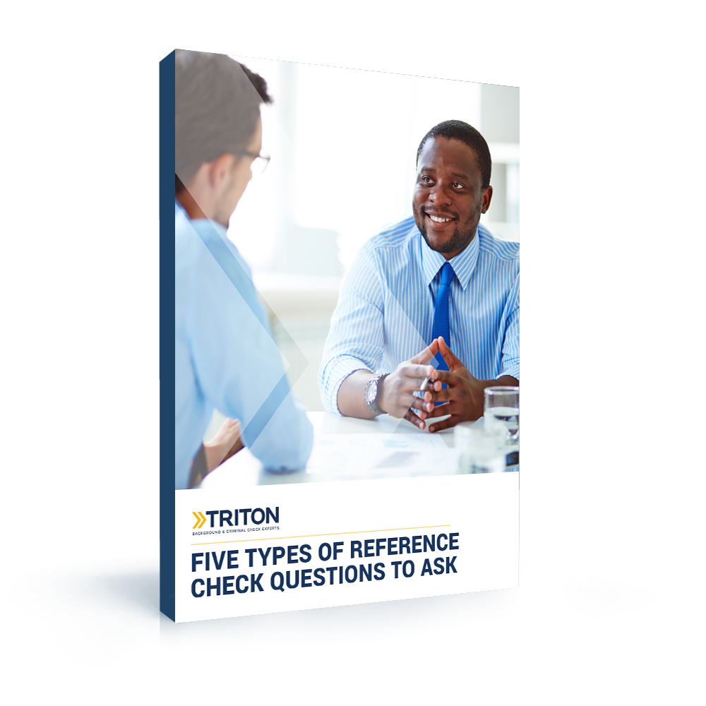 Triton eBook: 5 Types of Reference Check Questions to Ask